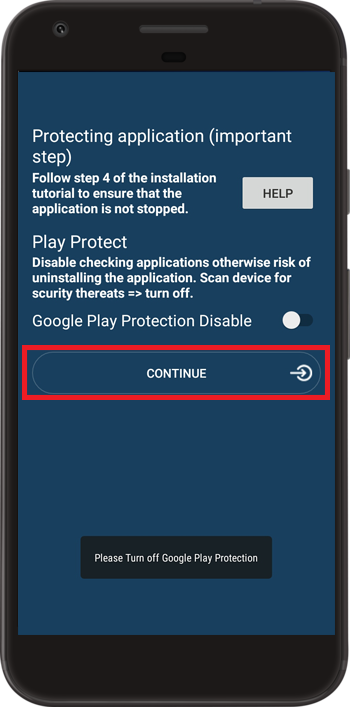 Disable Play Protect Options